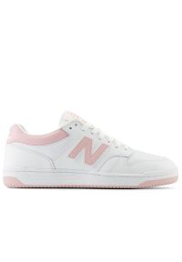 Buty New Balance BB480LOP - białe. Kolor: biały. Materiał: materiał, syntetyk, skóra. Szerokość cholewki: normalna. Sport: koszykówka #1