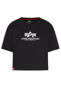 Alpha Industries T-Shirt Basic T Cos 116050 Czarny Oversize. Kolor: czarny. Materiał: bawełna #3