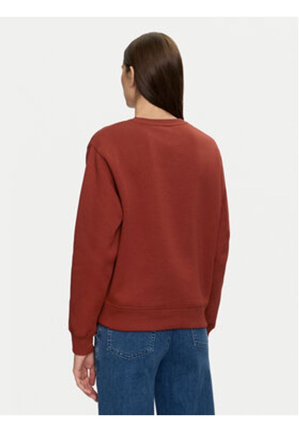 TOMMY HILFIGER - Tommy Hilfiger Bluza Logo WW0WW39791 Czerwony Regular Fit. Kolor: czerwony. Materiał: bawełna
