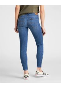 Lee - LEE SCARLETT CROPPED DAMSKIE SPODNIE JEANSOWE JEANSY DŻINSY RURKI