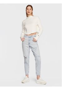 Calvin Klein Jeans Sweter J20J220708 Écru Regular Fit. Materiał: bawełna