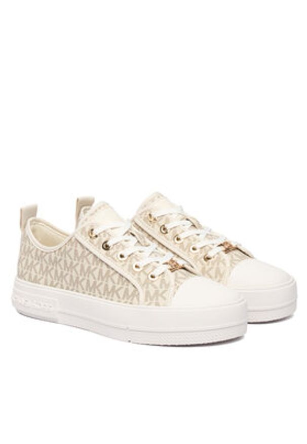 MICHAEL Michael Kors Trampki Evy 43F5EYFS1B Écru. Materiał: materiał