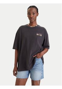 Billabong T-Shirt Floral Rocker EBJZT00590 Czarny Loose Fit. Kolor: czarny. Materiał: bawełna #2