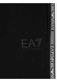 EA7 Emporio Armani Spodnie dresowe 6RBP57 BJEXZ 1200 Czarny Regular Fit. Kolor: czarny. Materiał: bawełna