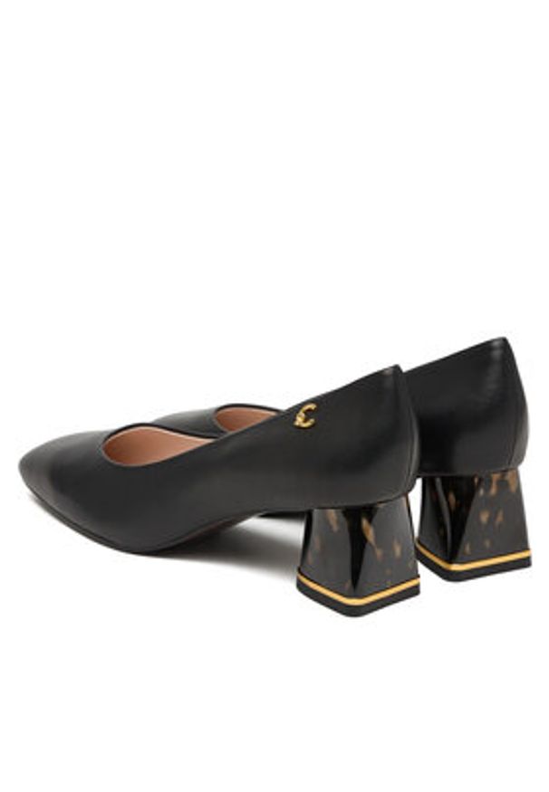 Coccinelle Czółenka E4 U1K 13 01 01 Czarny. Kolor: czarny. Materiał: skóra