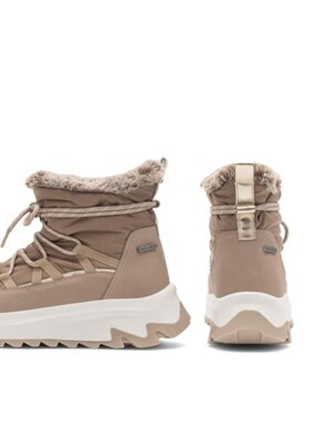 Go Soft Śniegowce VS22W019-1 Beżowy. Kolor: beżowy. Materiał: materiał