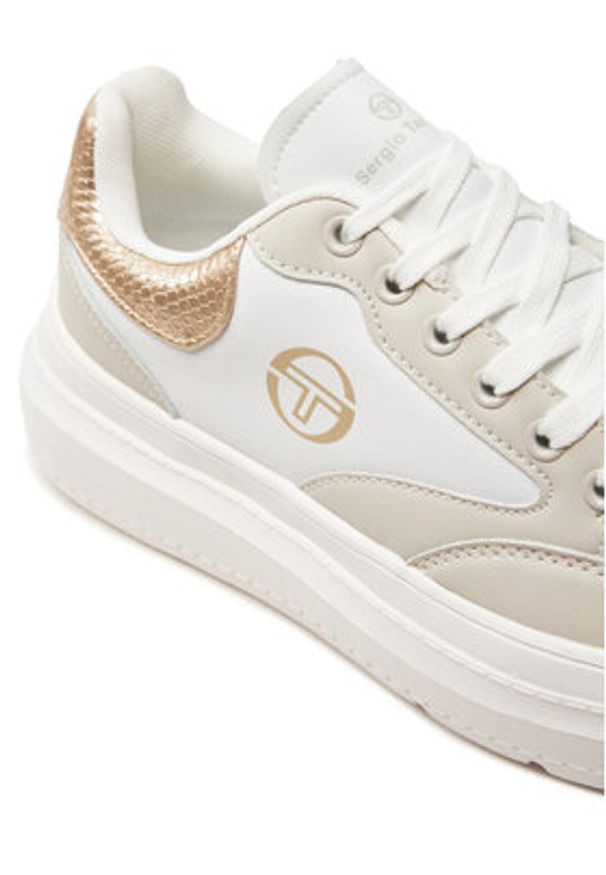 SERGIO TACCHINI - Sergio Tacchini Sneakersy Ginna STF231W022-11 Biały. Kolor: biały. Materiał: skóra