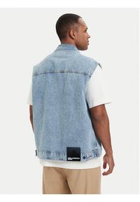 Karl Lagerfeld Jeans Kamizelka B2M14024 Niebieski jasny Regular Fit. Kolor: niebieski. Materiał: bawełna #2