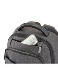 TITAN POWER PACK Plecak biznesowy na laptopa 32/39L Mixed Grey. Materiał: materiał, tworzywo sztuczne, poliester. Wzór: melanż. Styl: biznesowy #4