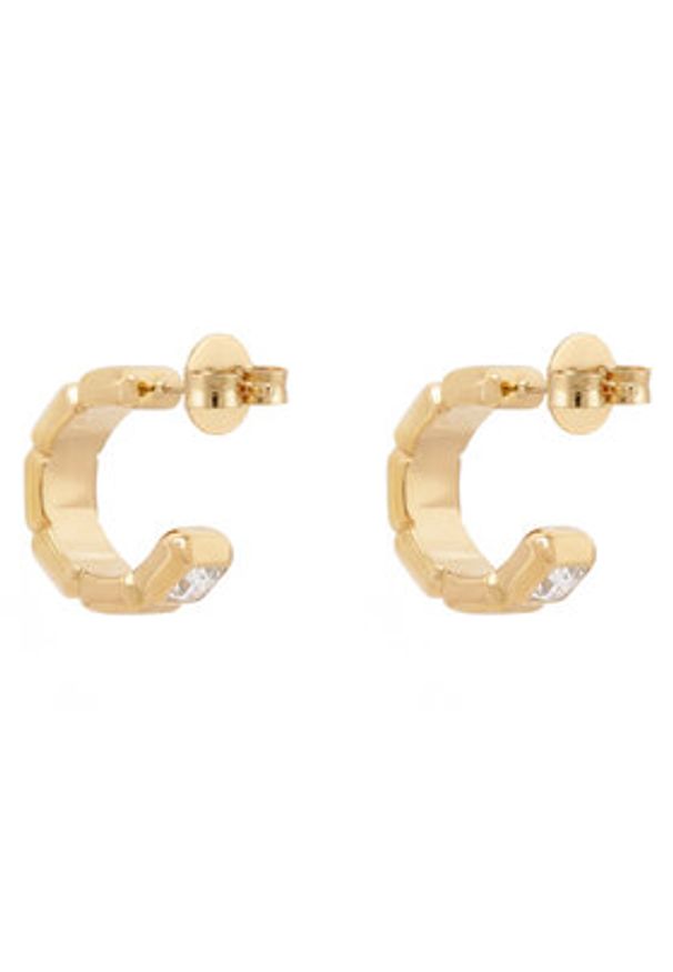 Guess Kolczyki JUBE06 183JW Złoty. Materiał: metalowe. Kolor: złoty