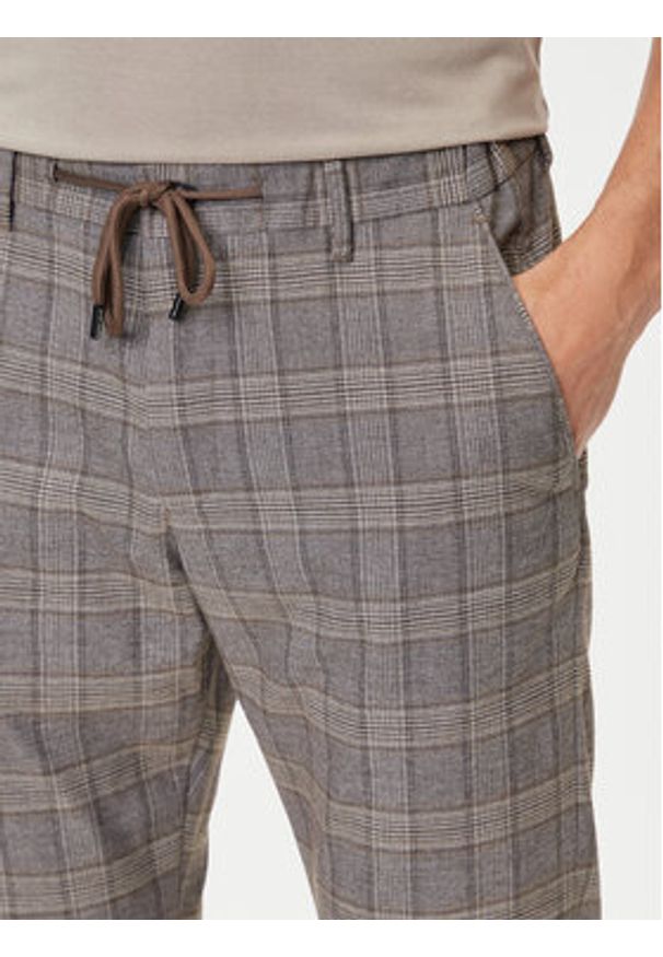 JOOP! Jeans Spodnie materiałowe 15 JJF-81Maxton 30047667 Beżowy Modern Fit. Kolor: beżowy. Materiał: wiskoza
