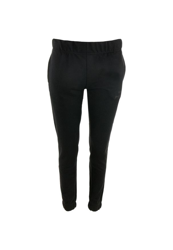 WE THE PEOPLE - Pobiegi treningowe Diana Black L - Komfort i Styl. Kolor: czarny. Materiał: bawełna, dresówka