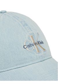 Calvin Klein Jeans Czapka z daszkiem Monologo LV04G5007G Niebieski. Kolor: niebieski. Materiał: bawełna, materiał #3