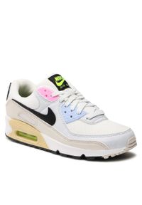 Buty Nike Air Max 90 DQ0374 100 Summit White/Black/Light Bone. Kolor: szary. Materiał: materiał. Model: Nike Air Max, Nike Air Max 90 #1