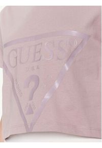 Guess T-Shirt Adele V2YI06 K8HM0 Różowy Boxy Fit. Kolor: różowy. Materiał: bawełna #3