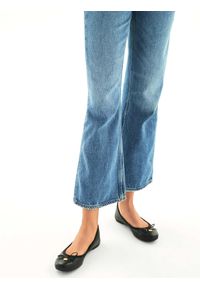 Kazar - Czarne baleriny damskie. Kolor: czarny. Materiał: skóra #2