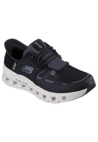 skechers - Buty do chodzenia męskie Skechers Glide Step Pro Nat. Zapięcie: bez zapięcia. Kolor: czarny. Materiał: materiał. Szerokość cholewki: normalna. Sport: turystyka piesza