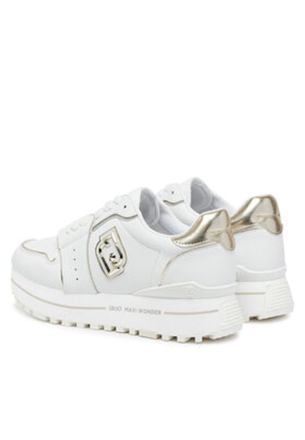 Liu Jo Sneakersy BA5029 PX179 Biały. Kolor: biały. Materiał: skóra