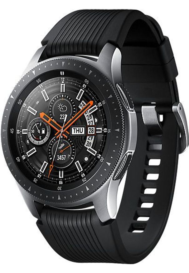 SAMSUNG - Smartwatch Samsung Galaxy Watch 46mm Czarny (SM-R800NZSAXEO). Rodzaj zegarka: smartwatch. Kolor: czarny