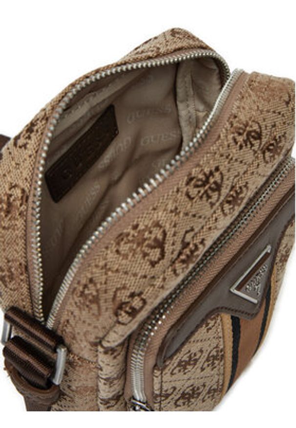 Guess Saszetka HMMIST P5163 Beżowy. Kolor: beżowy. Materiał: skóra