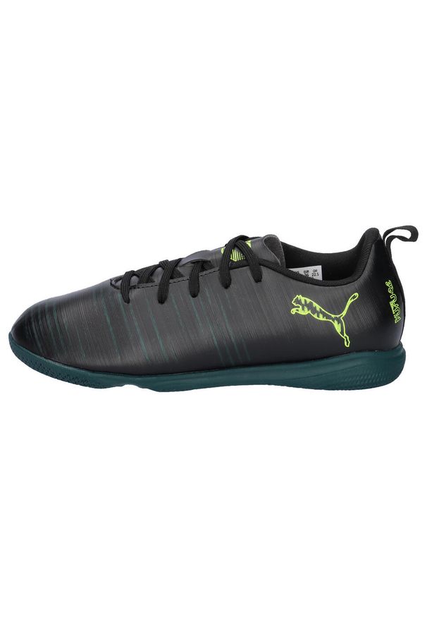 Puma - Buty piłkarskie dziecięce PUMA Future 8 Play It Jr. Kolor: czarny, zielony, wielokolorowy. Sport: piłka nożna