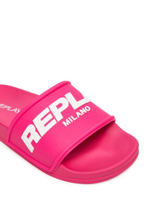 Replay - REPLAY Klapki GWF1B .000.C0045S Różowy. Kolor: różowy. Materiał: syntetyk