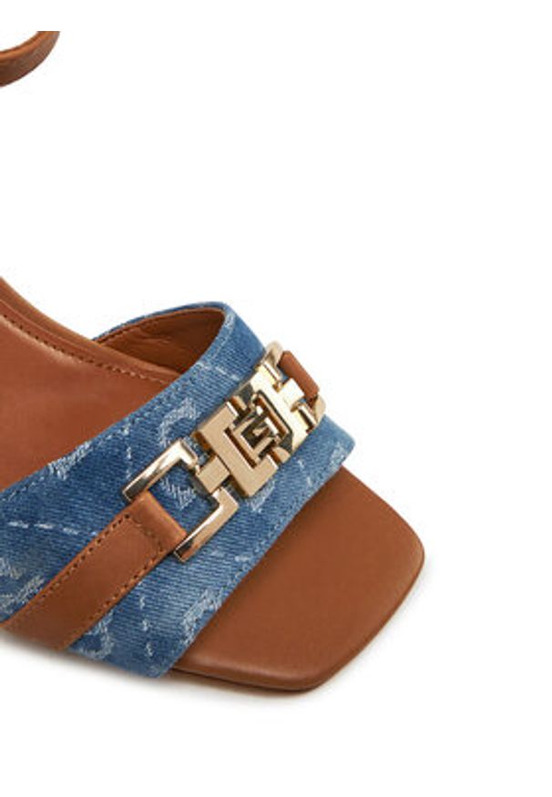 Guess Sandały FLJGR2 FAL03 Niebieski. Kolor: niebieski. Materiał: materiał