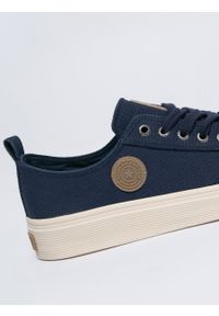 Big-Star - Trampki męskie granatowe LL174018 403. Kolor: niebieski. Materiał: jeans, guma. Sezon: wiosna, lato. Styl: klasyczny, retro #2