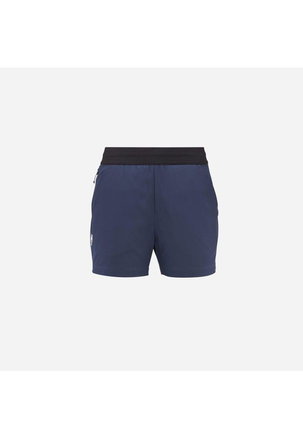 Szorty sportowe Millet Wanaka Stretch Short Iii W Granatowy Regular Fit. Kolor: niebieski. Sport: turystyka piesza
