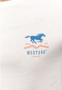 Mustang - MUSTANG AUSTIN MĘSKI T-SHIRT KOSZULKA LOGO WHISPER WHITE 1014952 2013 #5