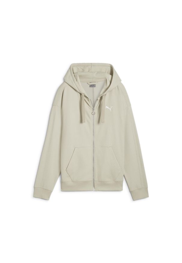 Bluza sportowa damska Puma Bluza Her Fz. Kolor: beżowy