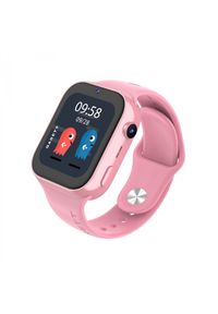 GARETT - Garett Kids Twin 2 4G różowy. Rodzaj zegarka: smartwatch. Kolor: różowy #1