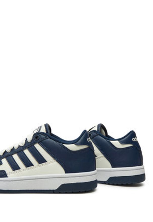 Adidas - adidas Sneakersy Rapid Court Low JR0167 Granatowy. Kolor: niebieski. Materiał: skóra