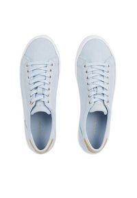 TOMMY HILFIGER - Tommy Hilfiger Sneakersy Essential Vulc Canvas Sneaker FW0FW07682 Błękitny. Kolor: niebieski #4