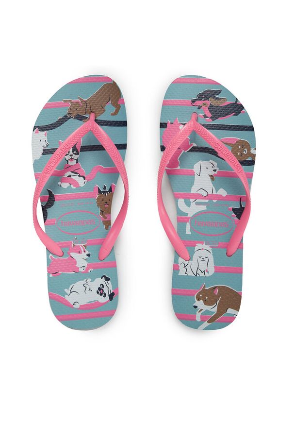 Japonki Havaianas. Wzór: kolorowy