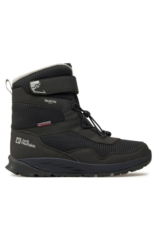 Śniegowce Jack Wolfskin. Kolor: czarny. Materiał: polar