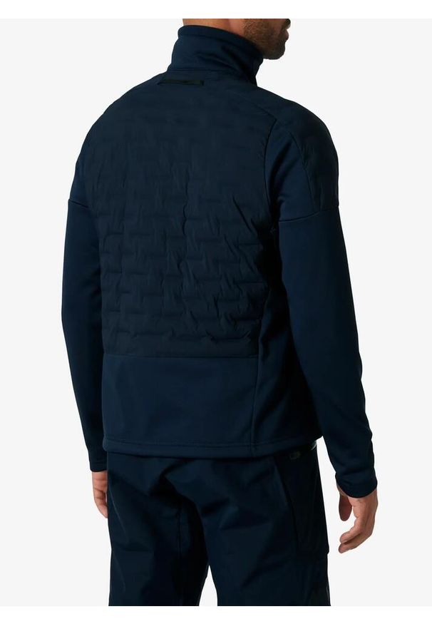 Kurtka hybrydowa męska Helly Hansen HP Hybrid Stretch Insulator. Kolor: niebieski. Sport: turystyka piesza