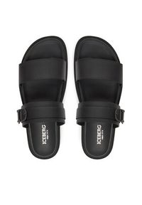 Iceberg Klapki IU1761 Czarny. Kolor: czarny. Materiał: skóra #3
