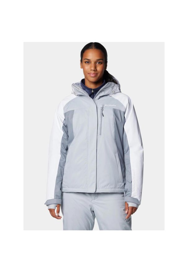 columbia - Kurtka Damska Columbia Snowy Summit. Kolor: szary, wielokolorowy, biały. Sezon: zima. Sport: narciarstwo