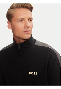 BOSS - Boss Bluza 50527543 Czarny Regular Fit. Kolor: czarny. Materiał: syntetyk, bawełna #4