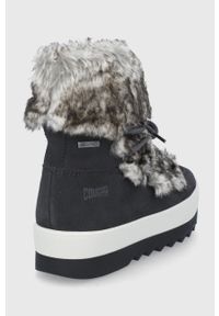 Cougar - Śniegowce Vanity. Nosek buta: okrągły. Zapięcie: sznurówki. Kolor: szary. Materiał: guma. Obcas: na platformie #3