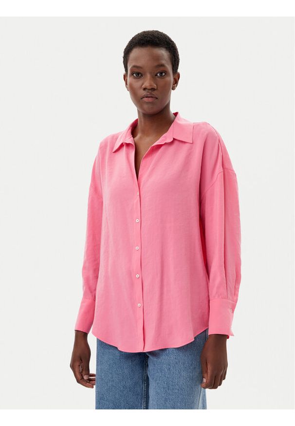 only - ONLY Koszula Zazima 15272523 Różowy Oversize. Kolor: różowy