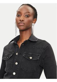 Liu Jo Kombinezon UF4093 Czarny Slim Fit. Kolor: czarny. Materiał: bawełna, jeans, syntetyk