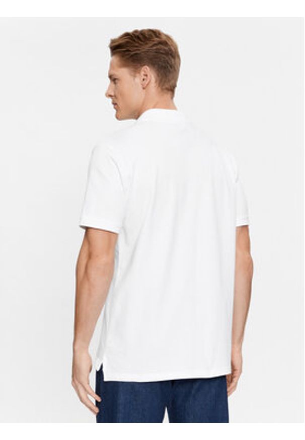 GAP - Gap Polo 586306-05 Biały Regular Fit. Typ kołnierza: polo. Kolor: biały. Materiał: bawełna