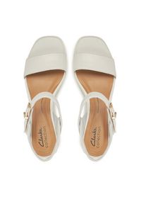 Clarks Sandały Jaylan Ray 26181660 Biały. Kolor: biały. Materiał: skóra #5