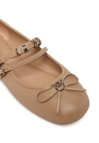 Pinko - PINKO Baleriny Gioia 09 SD0297 P003 Beżowy. Kolor: beżowy. Materiał: skóra #3
