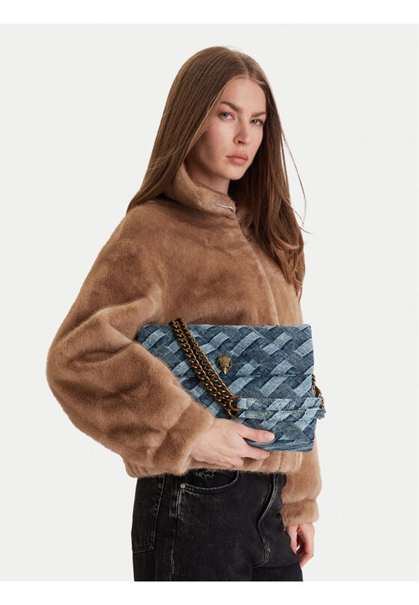 Kurt Geiger Torebka Large Kensington Soft 9796588669 Granatowy. Kolor: niebieski