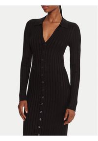 Guess Sukienka dzianinowa W5BK60 Z2YJ2 Czarny Slim Fit. Kolor: czarny. Materiał: wiskoza #3