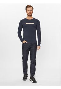 Emporio Armani Underwear Longsleeve 111023 3F517 00135 Granatowy Regular Fit. Kolor: niebieski. Materiał: bawełna. Długość rękawa: długi rękaw