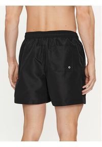 Calvin Klein Swimwear Szorty kąpielowe KM0KM00991 Czarny Regular Fit. Kolor: czarny. Materiał: syntetyk